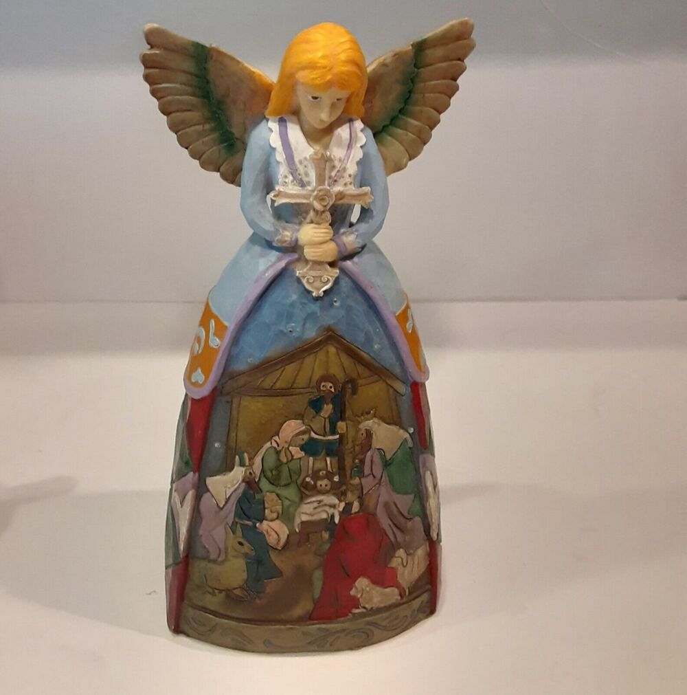 Light Angel Nativity Scene A Star Shall Guide Us light up Christmas
